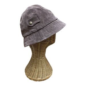 Nine & Company Womens Suede Brown Vintage Bucket Hat Y2k Style Street Wear